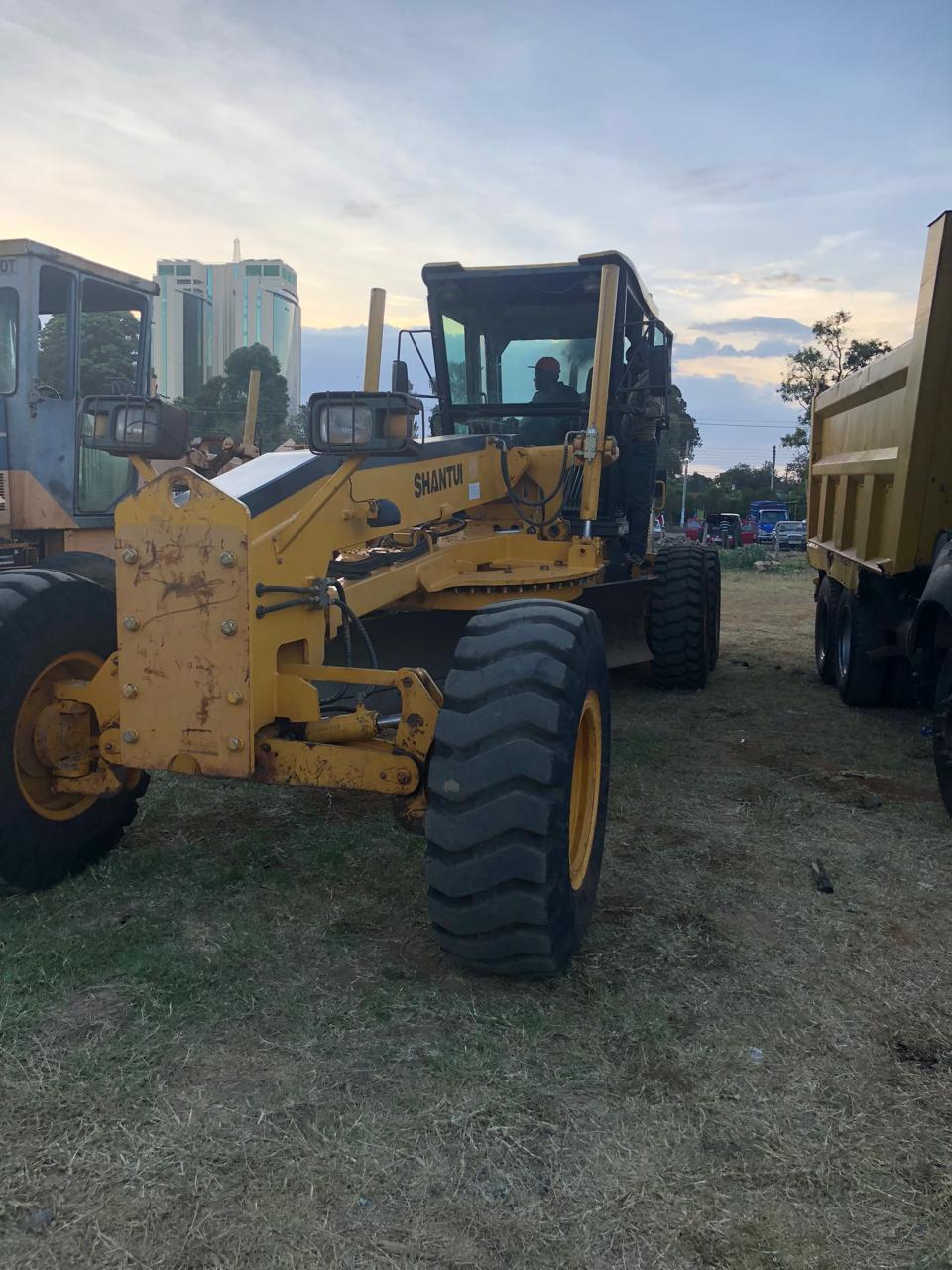 Road grading project